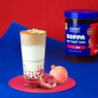 Pomegranate Tiramisu Latte