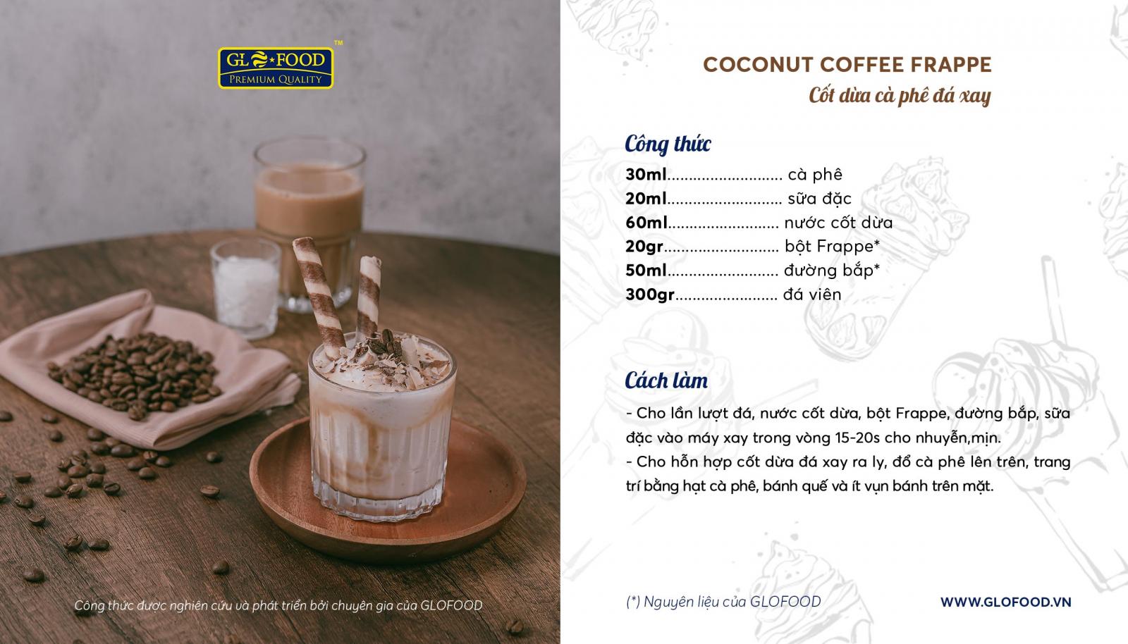Cách làm cà phê bọt biển Dalgona cốt dừa thơm ngon đơn giản dễ làm