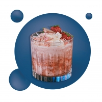 Dâu tây phô mai đá xay