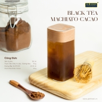 Blacktea Macchiato Cacao