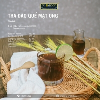 TRÀ ĐÀO QUẾ MẬT ONG