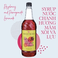 Raspberry & Pomgranate Lemonade - Nước Chanh Mâm xôi & Lựu