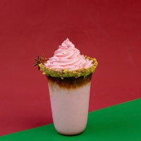 Red Velvet Mocha Iced Latte